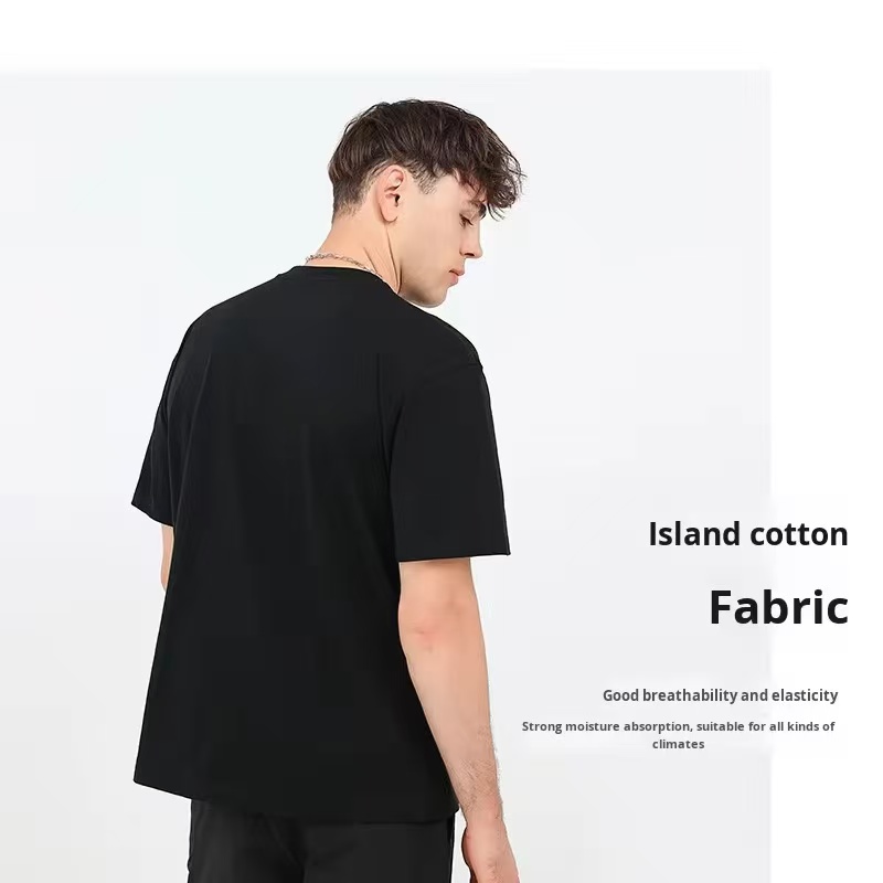 Dtg Shirt Blank - T-shirt casual oversize in puro cotone