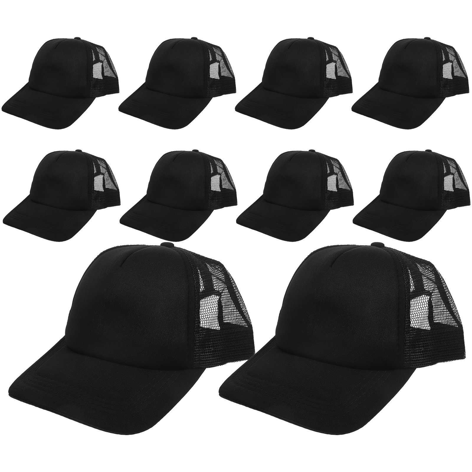 Hat Sublimation Blank - 10 Cappellini da Baseball in Rete