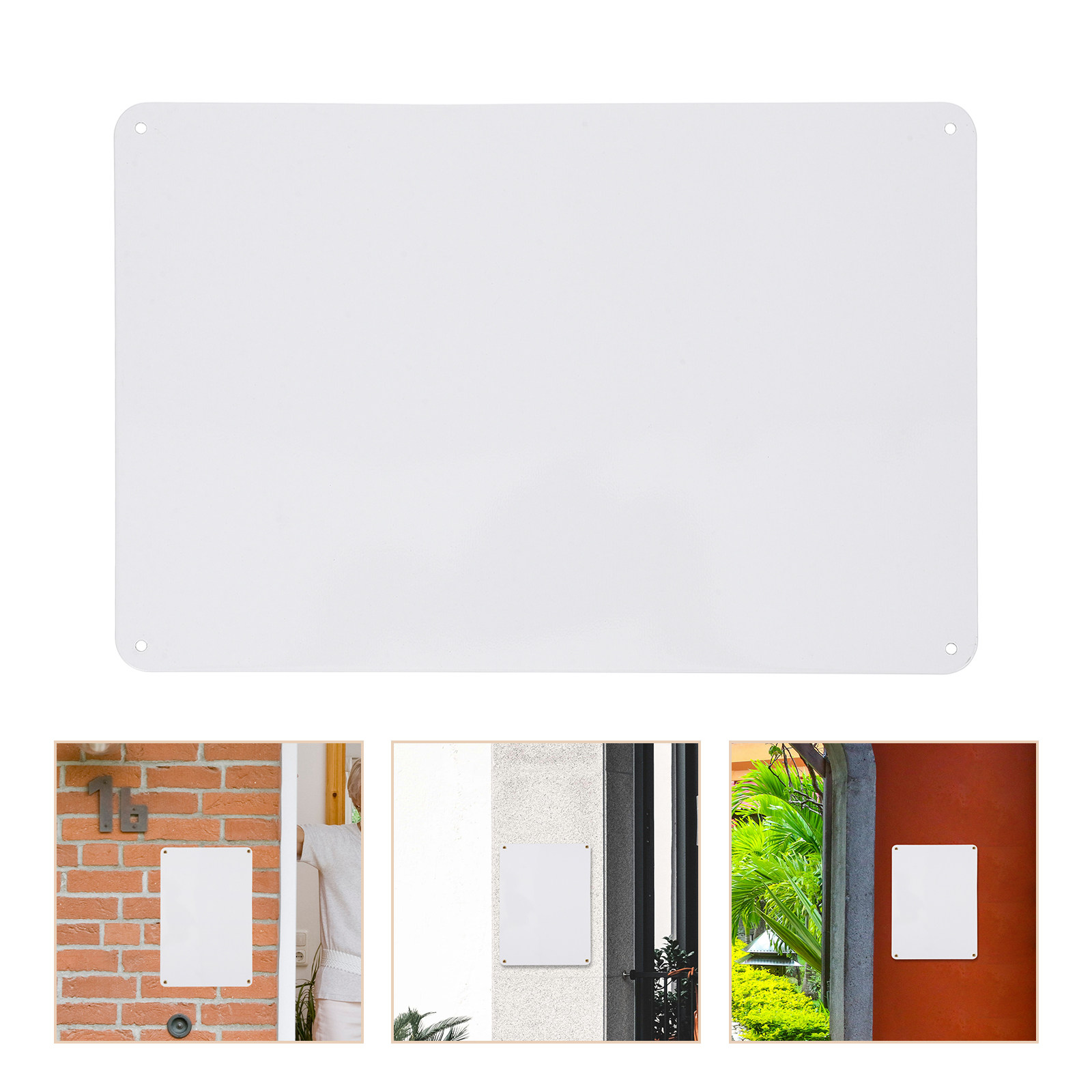 Yard Sign Blank - 2 Pezzi di Insegne Metalliche Grezze