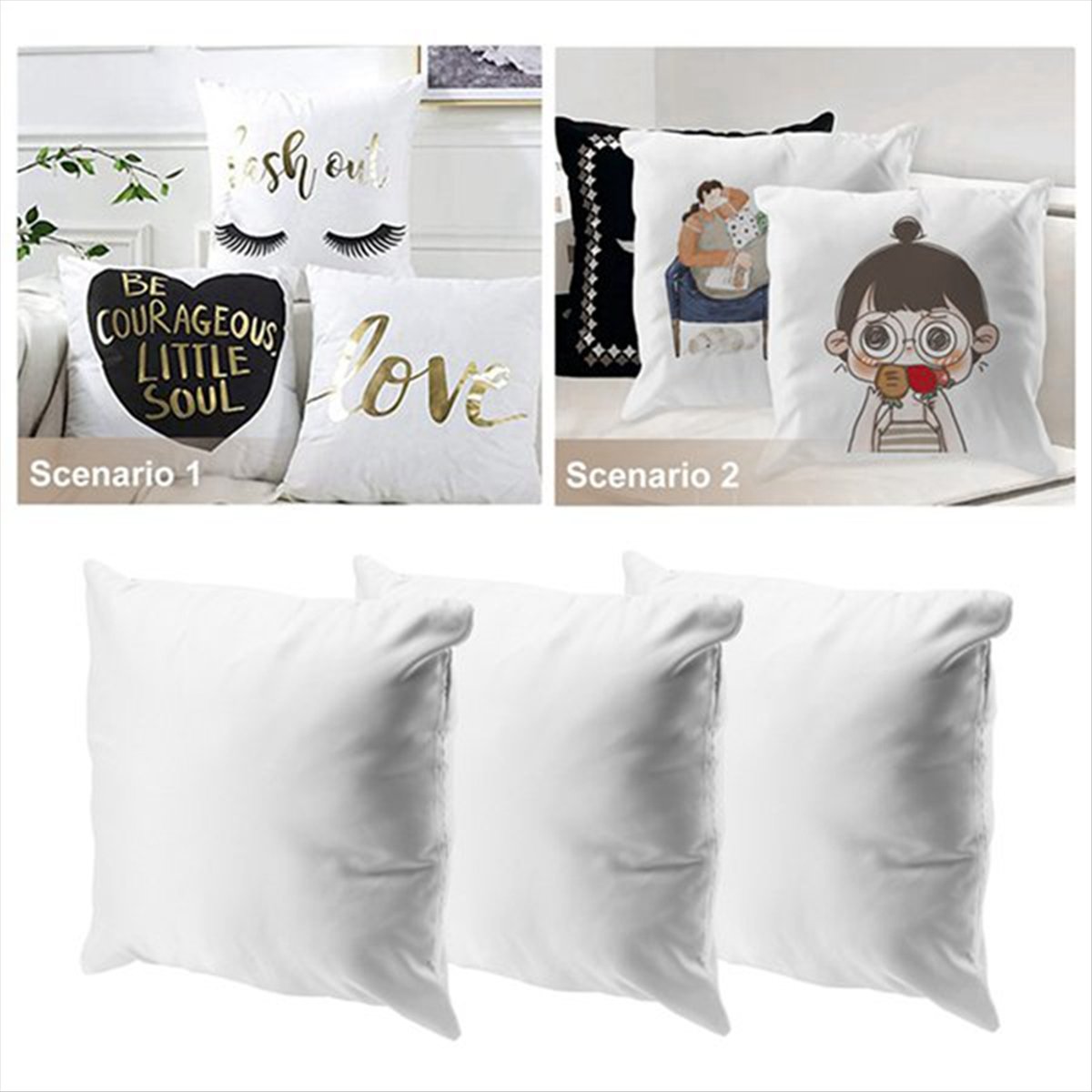 N14R Set di 8 Federe per Cusci - Pillow Cover Sublimation recensione e prezzo